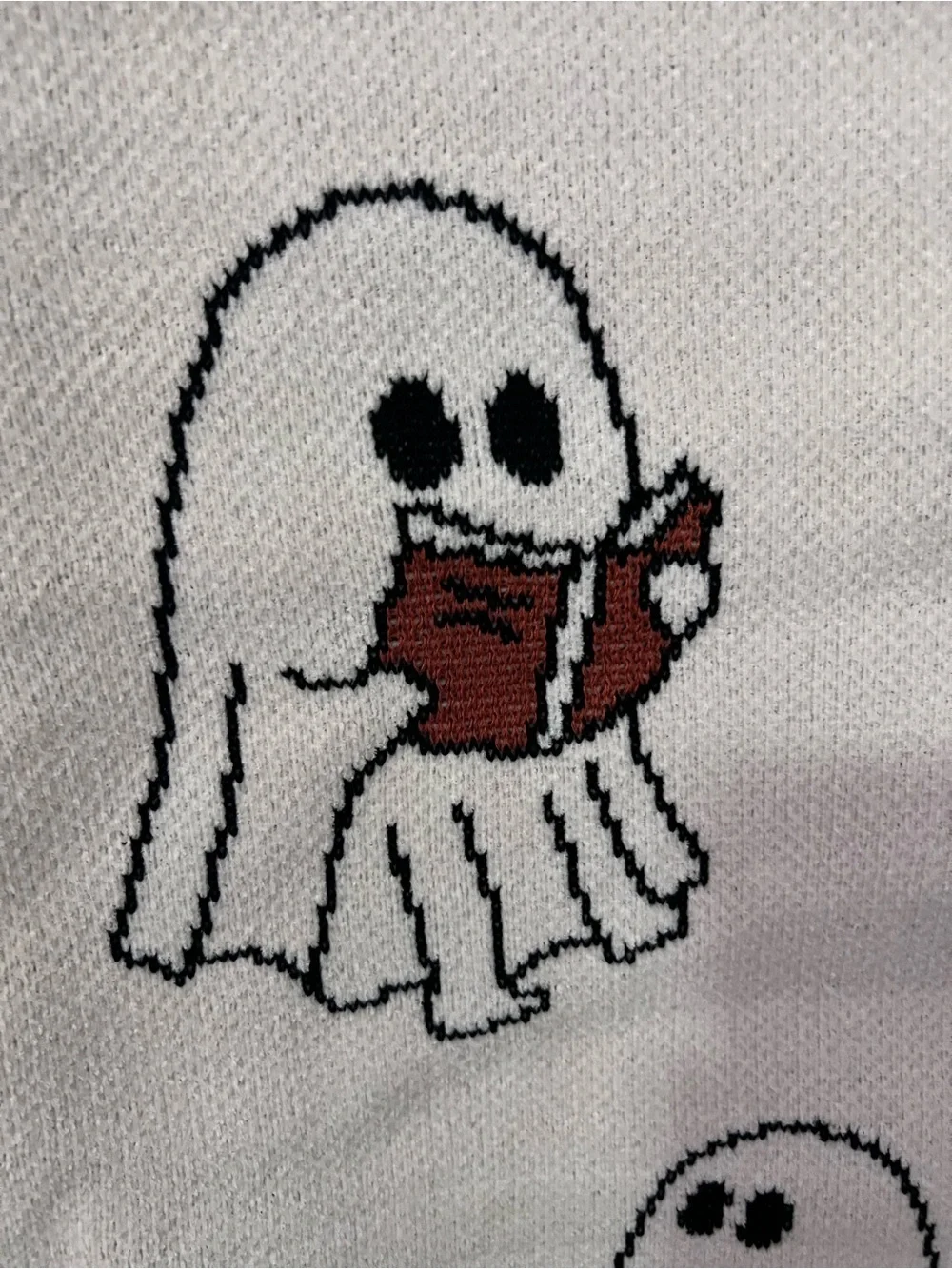 New Viral Halloween Goblin & Ghoul Throw Blanket Ghost Reading Book